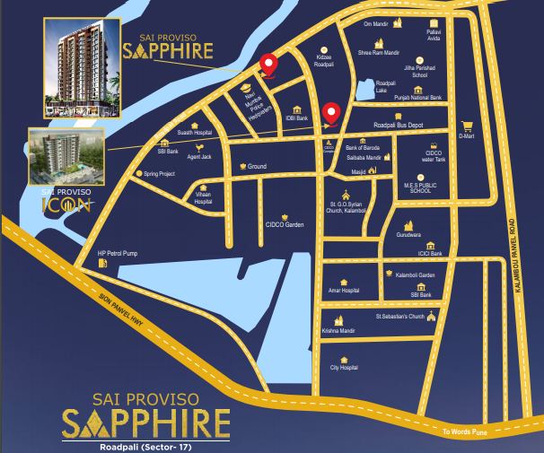 Sai Proviso Sapphire Location Map