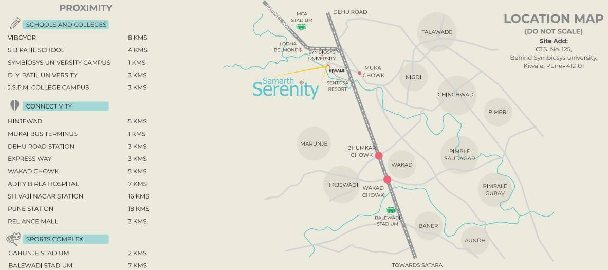 Samarth Serenity Location Map
