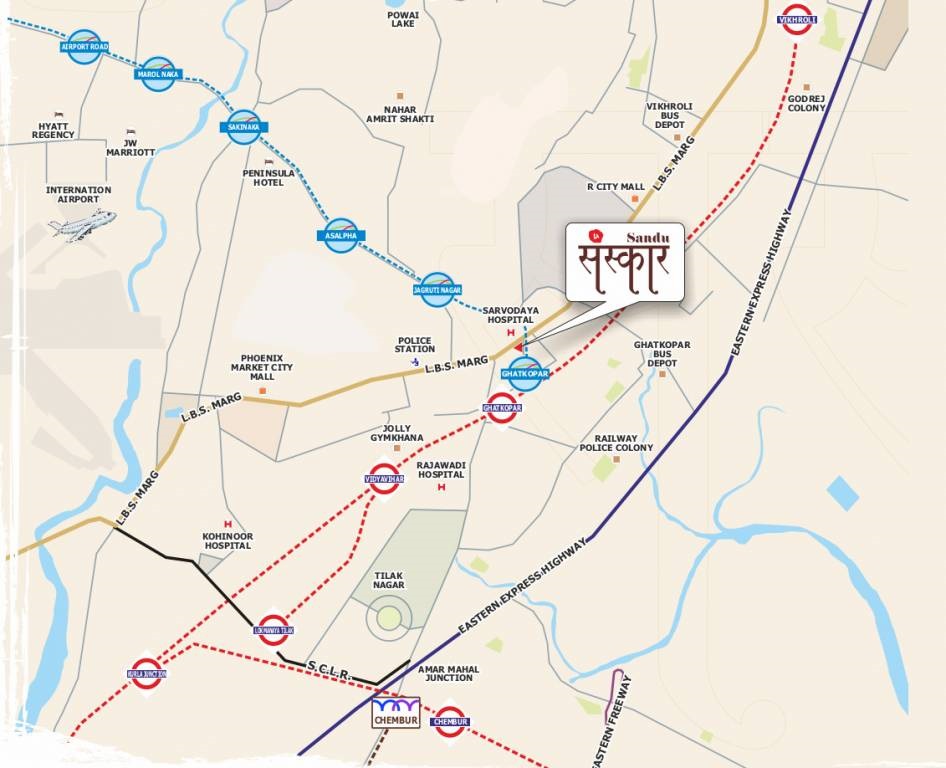 Sandu Sanskar Location Map