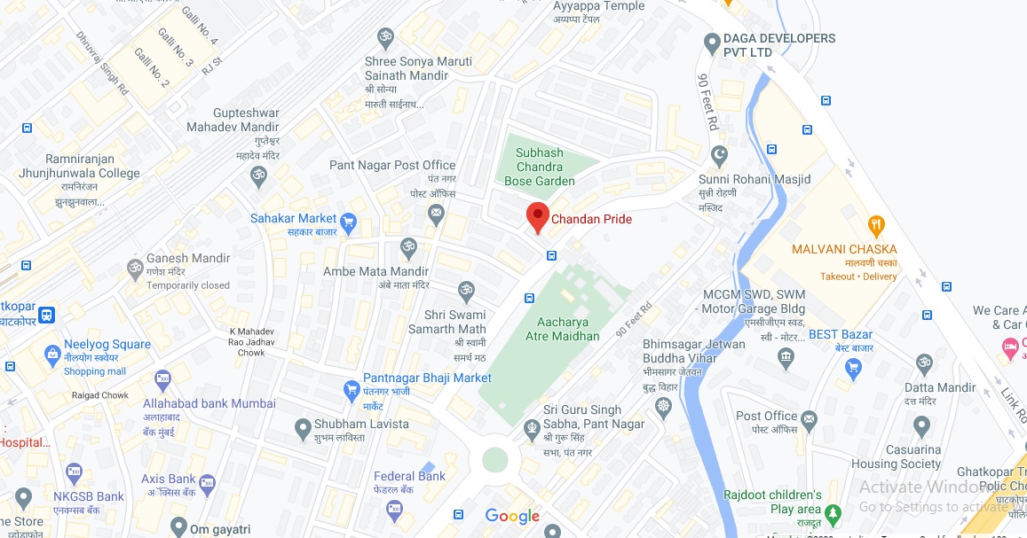 Sanghvi Chandan Pride Location Map