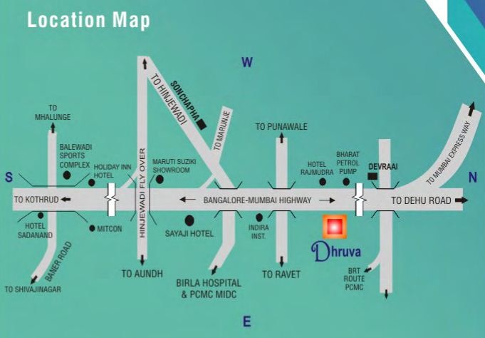 Sanjeevani Dhruva Location Map