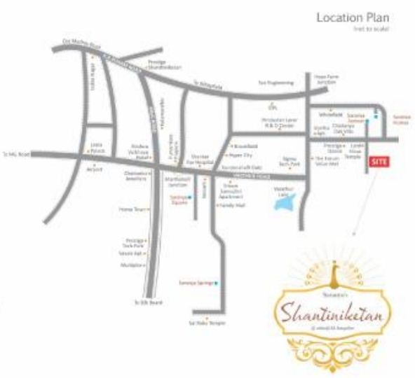 Saranya Shantiniketan Location Map
