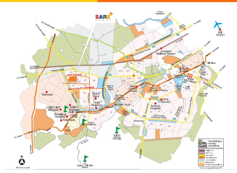 Sare Olympia Location Map