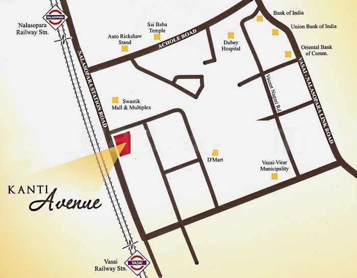 Sarkar Kanti Avenue Location Map
