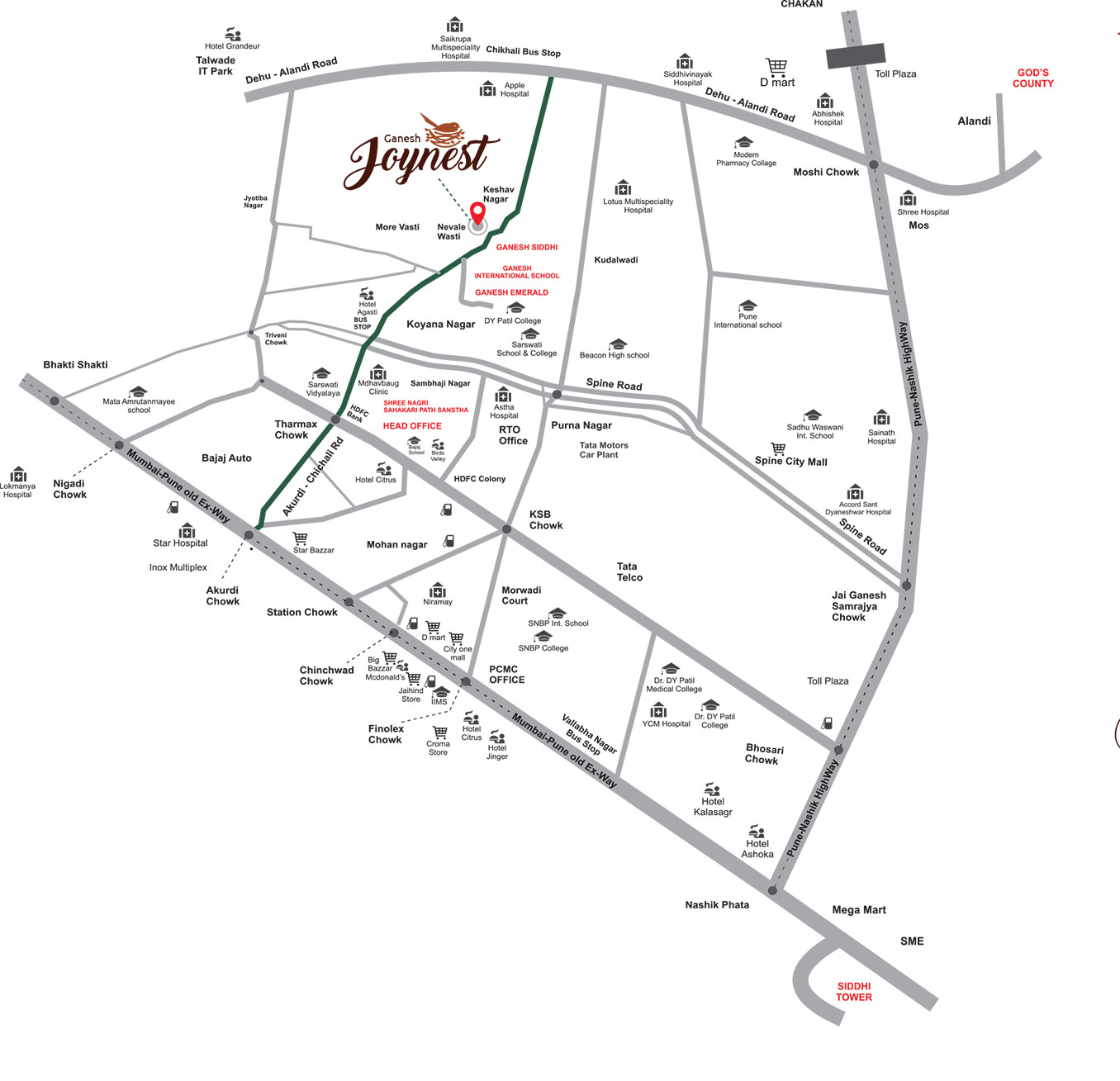Sb Ganesh Joynest Location Map