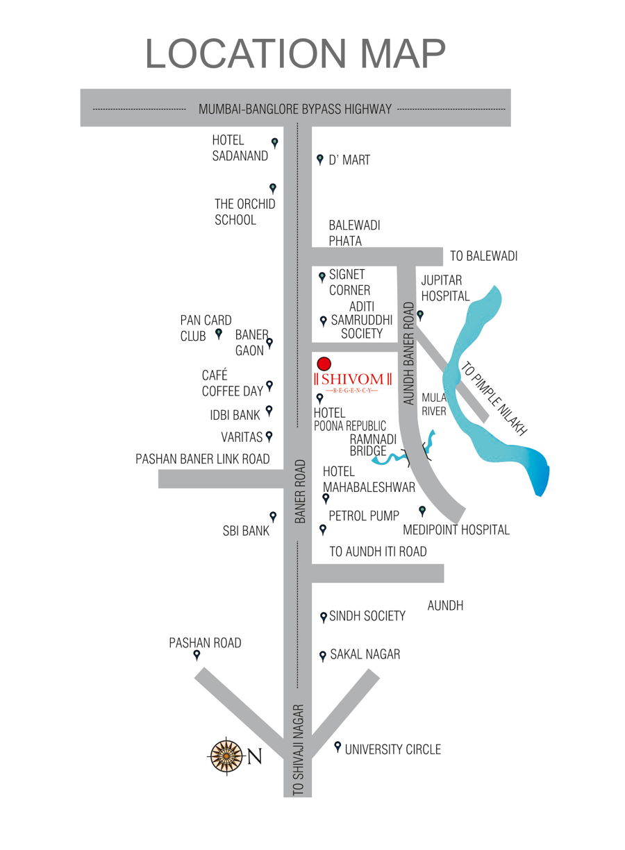 Sbm Shivom Regency Location Map