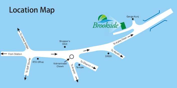 Scapers Brookside Location Map