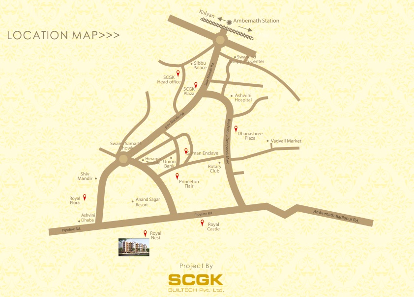 Scgk Royal Nest Location Map