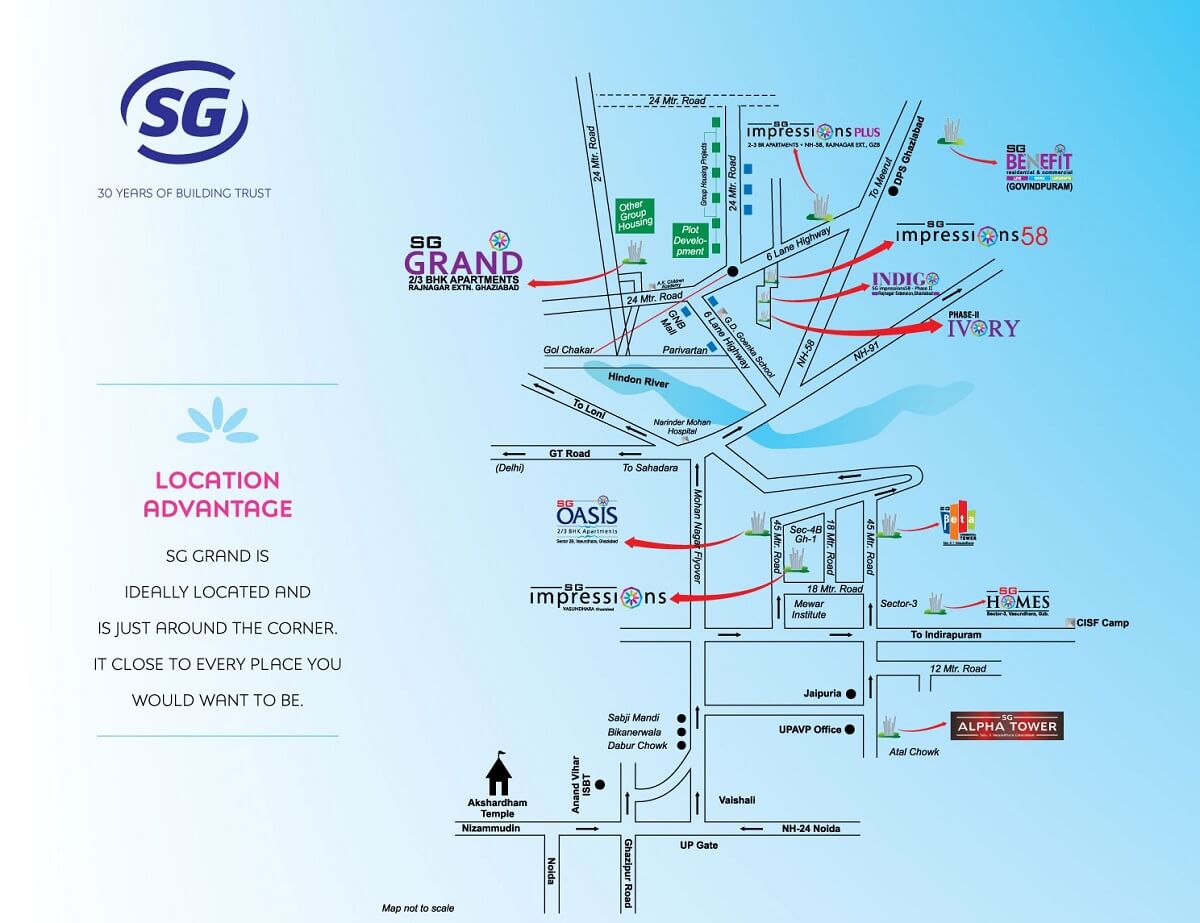 Sg Grand Location Map