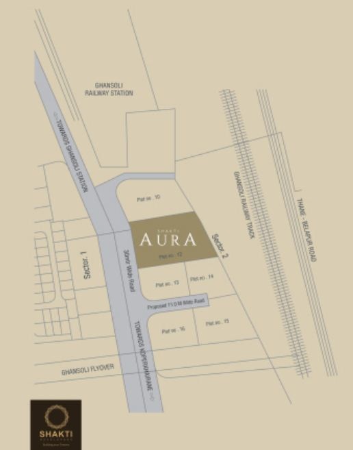 Shakti Aura Location Map