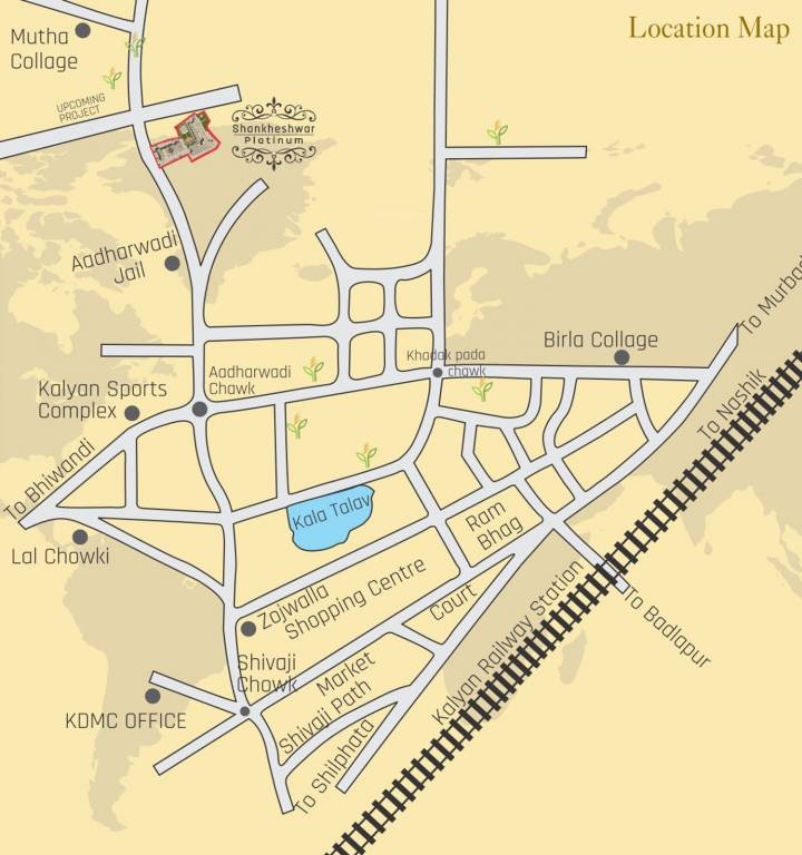 Shankheshwar Platinum Location Map