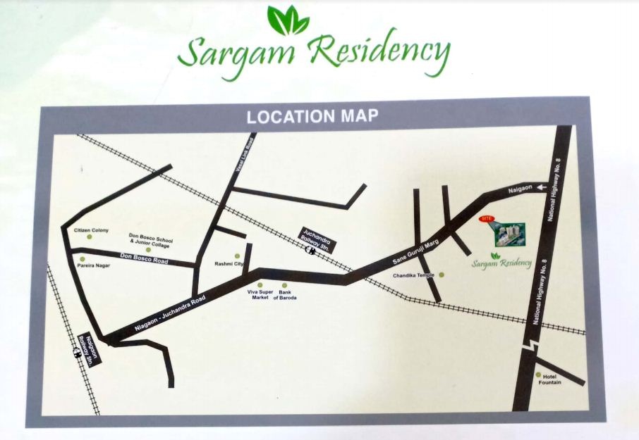 Shantee Sargam Residency Location Map