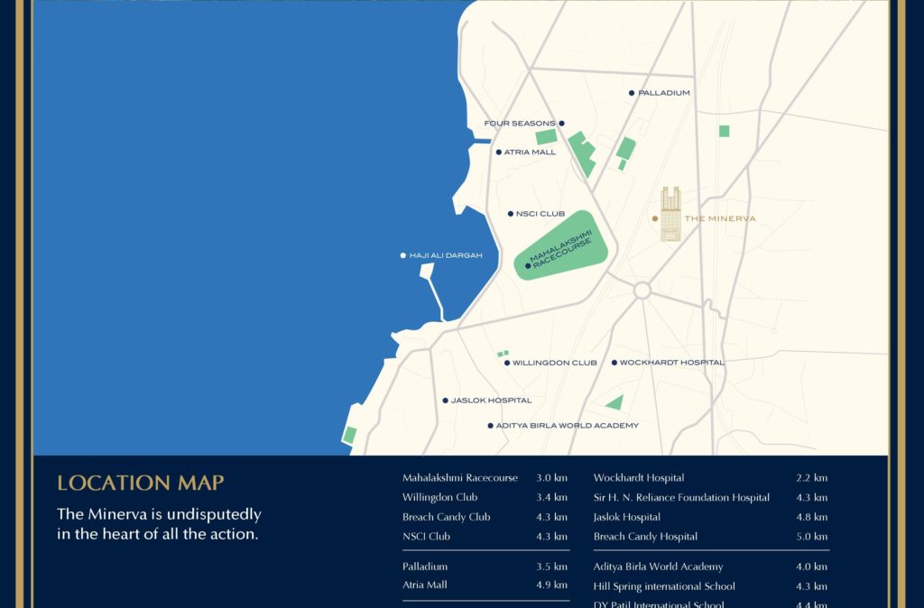 Shapoorji Pallonji Minerva Location Map