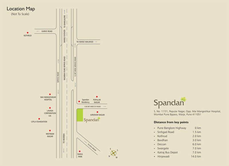 Sharada Spandan Location Map