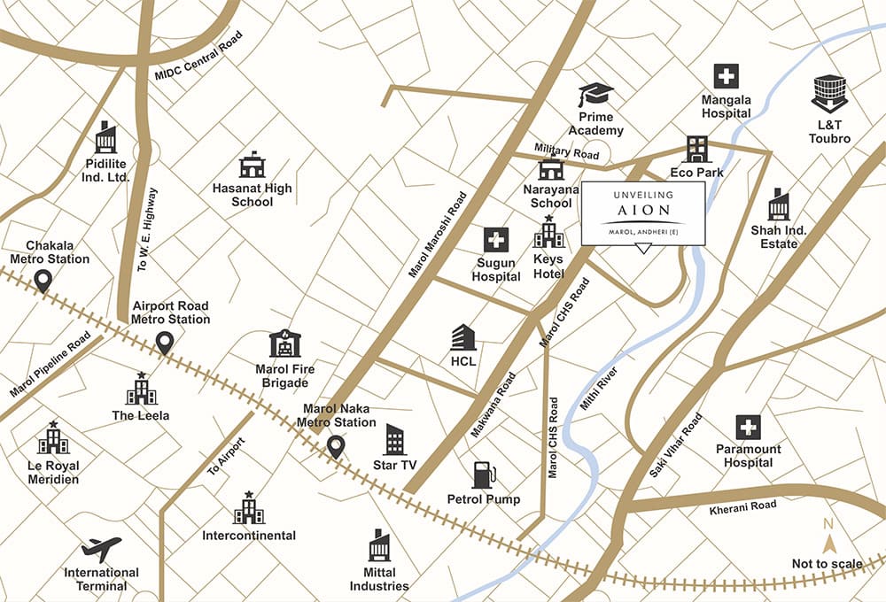 Sheth Aion Location Map