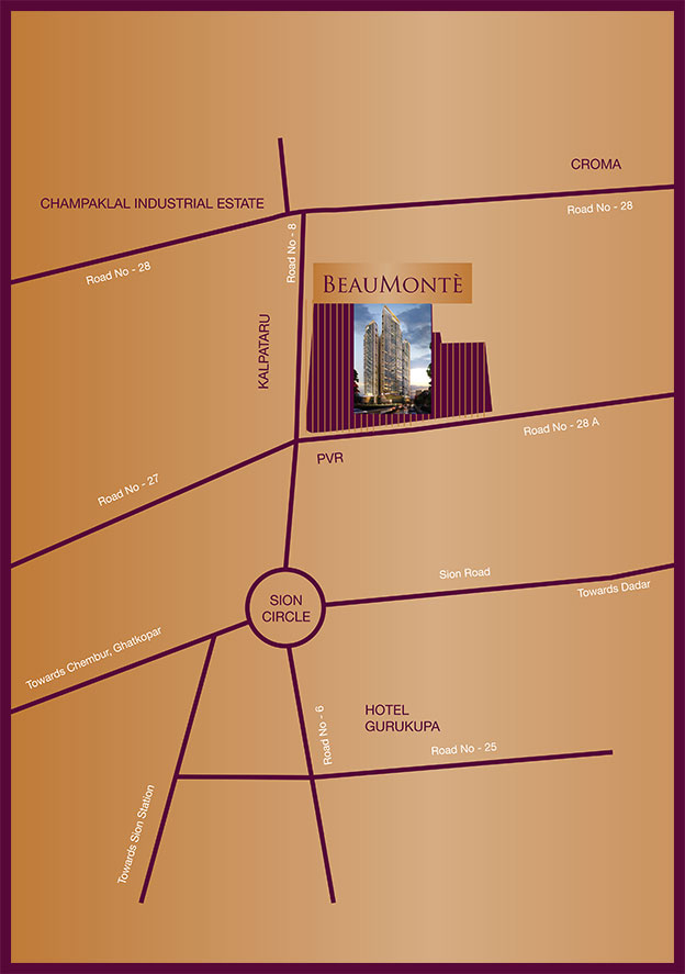 Sheth Beaumonte Location Map
