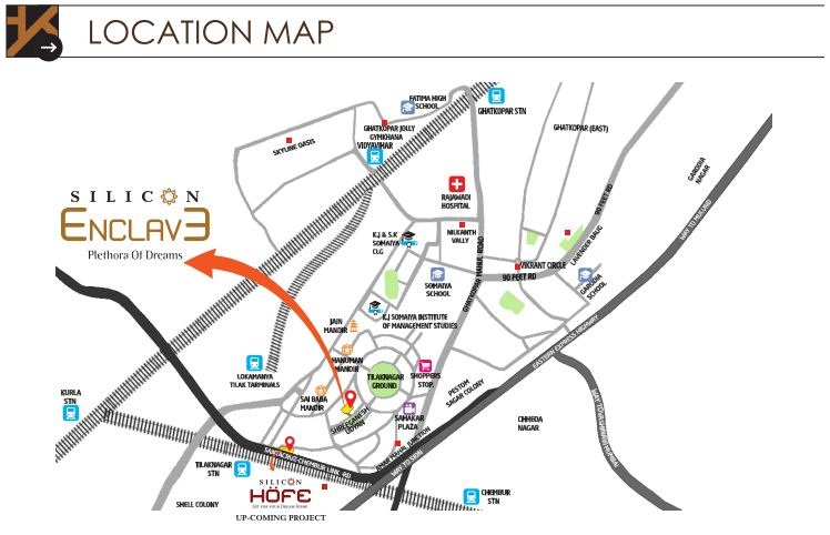 Shilpriya Silicon Enclave Location Map