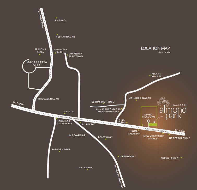 Shiv Almond Park Location Map