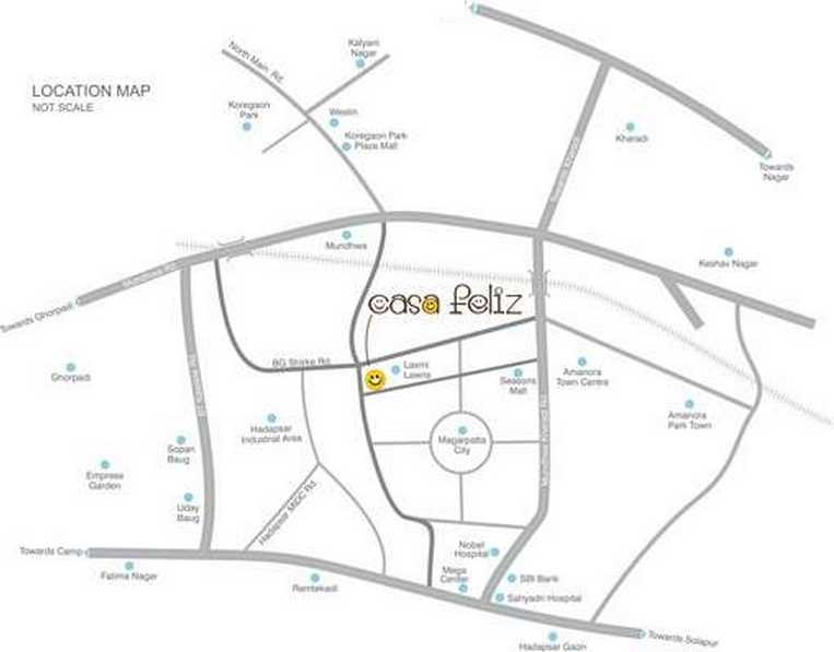 Shiv Casa Feliz Location Map