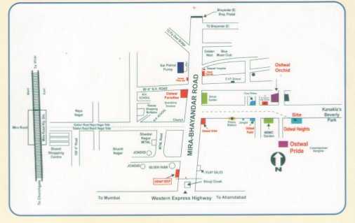 Shree Ostwal Pride Location Map