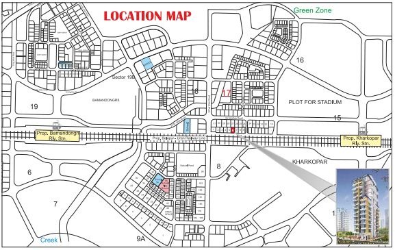 Shree Raj Madhusudan Apartment Location Map