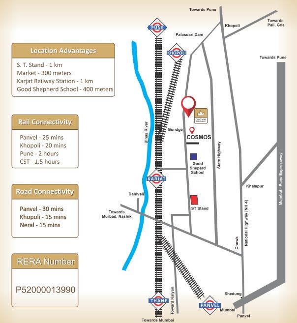 Shree Samarth Crown Location Map