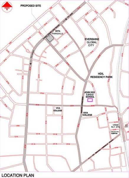 Shree Shakun Greens Location Map