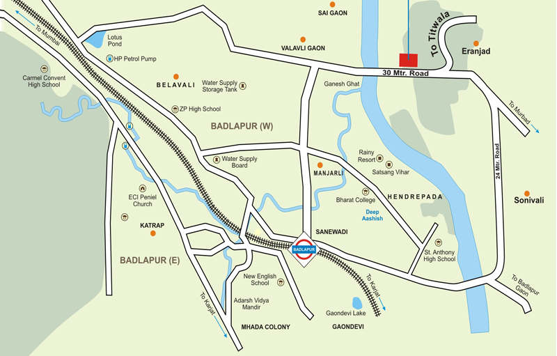 Shreeji Nisarg Location Map