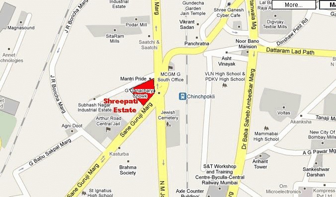 Shreepati Estate Location Map