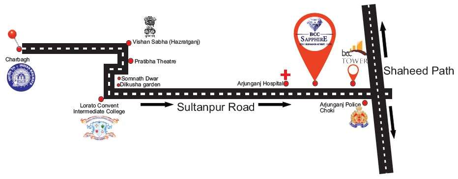 Shri Balaji Bcc Sapphire Location Map