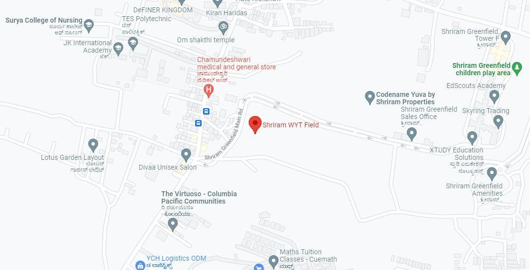 Shriram Wyt Field 2 Location Map