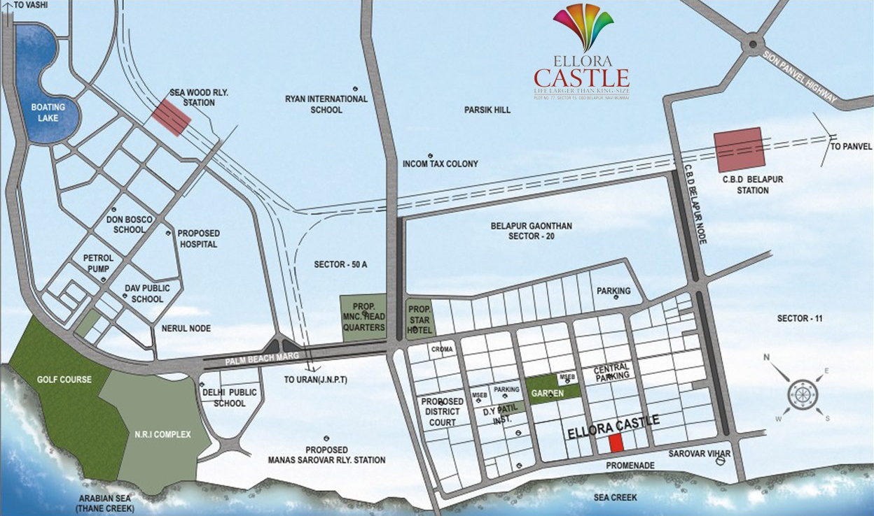 Siddhi Ellora Castle Location Map