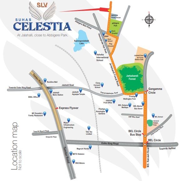 Slv Suhas Celestia Location Map