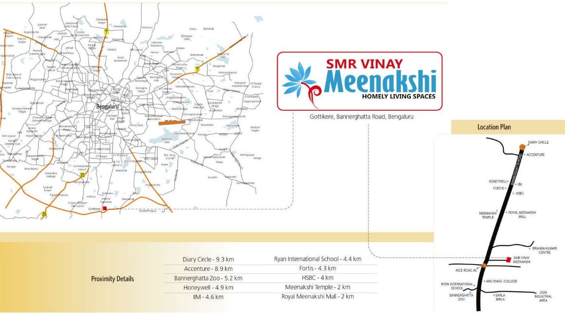 Smr Vinay Meenakshi Location Map