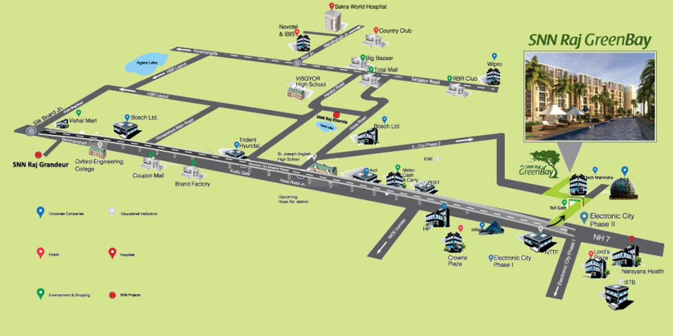 Snn Raj Greenbay Location Map