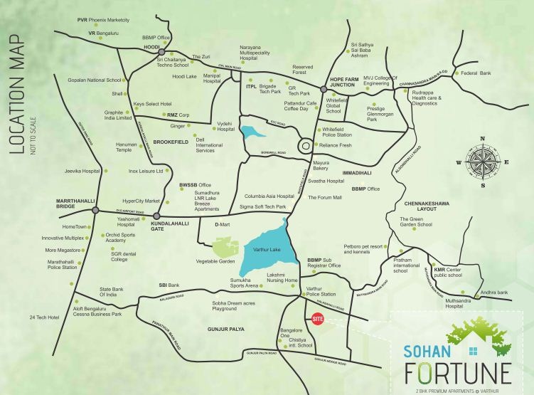 Sohan Fortune Location Map