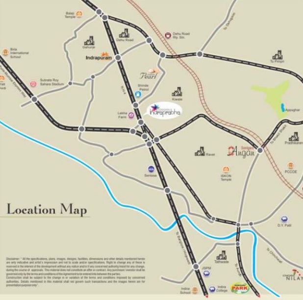 Sonigara Indraprabha Location Map