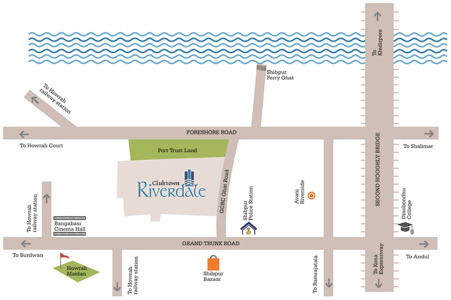 Space Clubtown Riverdale Location Map