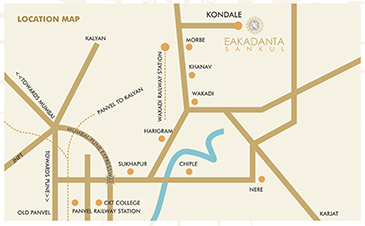 Space India Eakadanta Sankul Location Map
