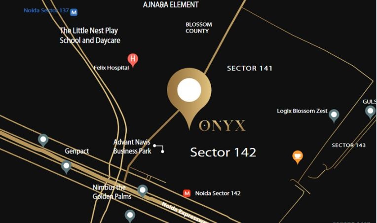 Splendor Onyx Blue Location Map