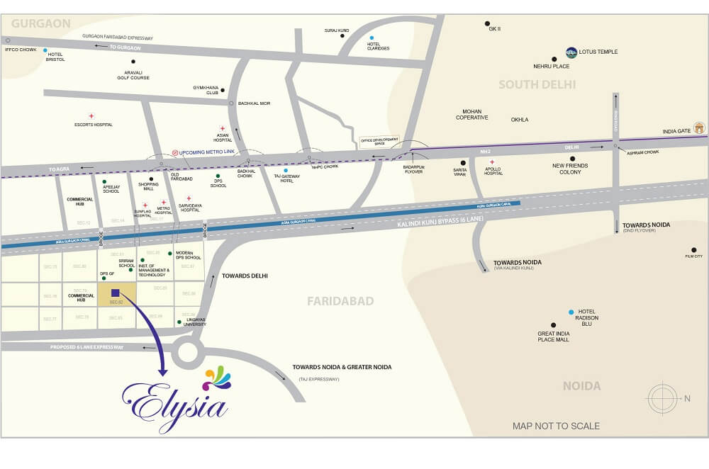 Spr Elysia Location Map
