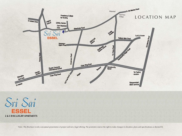 Sri Sai Essel Location Map