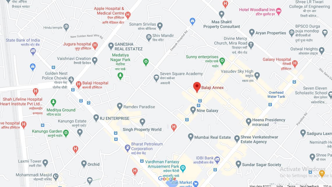 Ss Balaji Annex Location Map