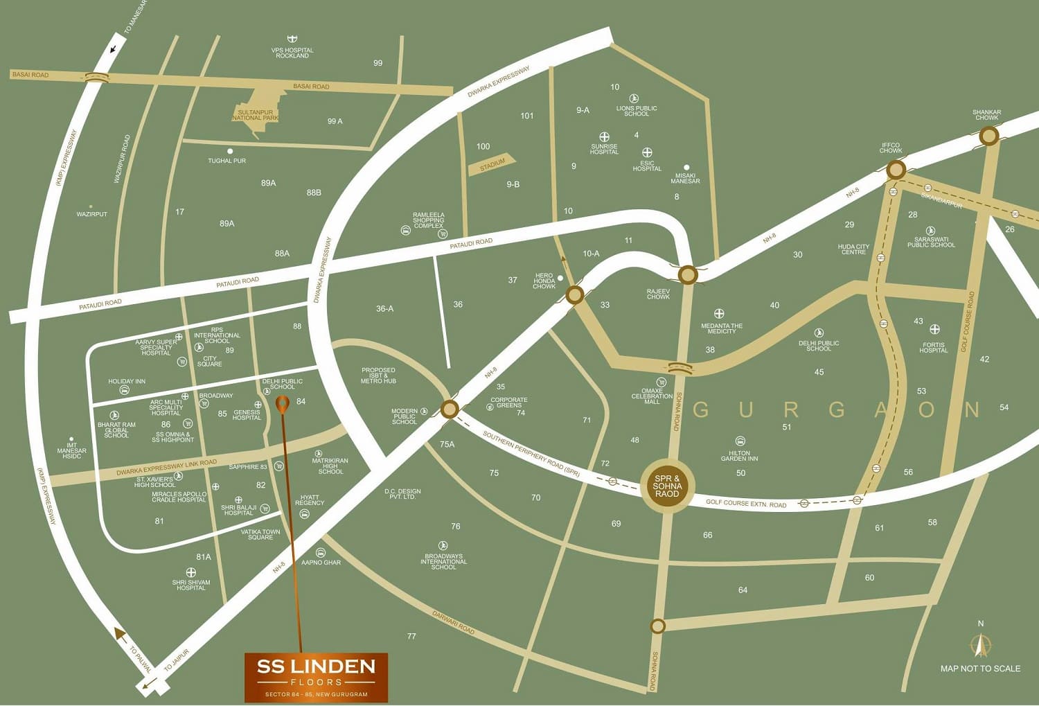 Ss Linden Floors Location Map