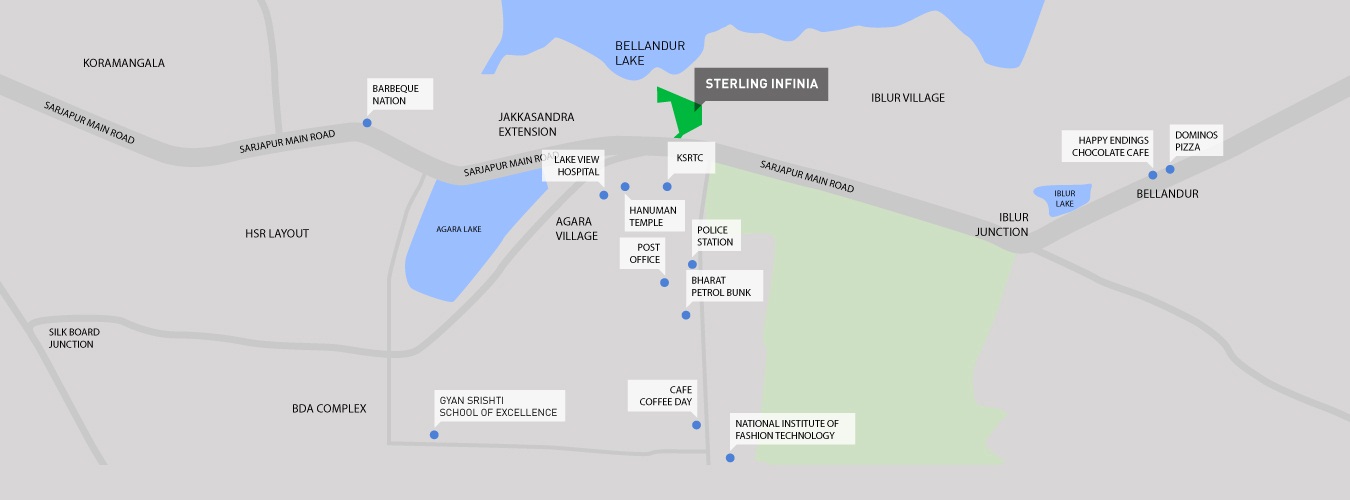 Sterling Infinia Location Map