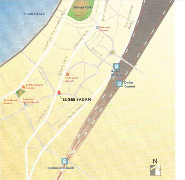 Sugee Govind Sadan Location Map