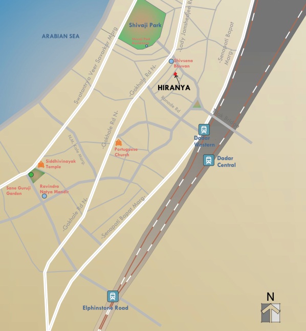 Sugee Hiranya Location Map