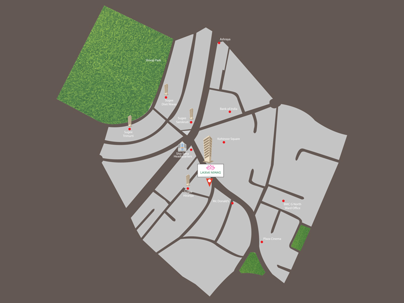 Sugee Laxmi Niwas Location Map