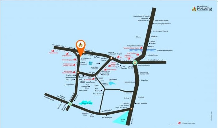 Sumadhura Pranavam Location Map