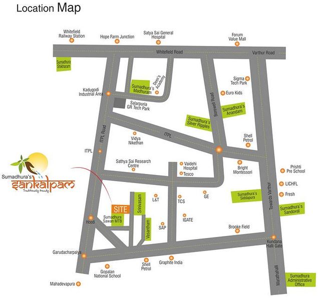 Sumadhura Sankalpam Location Map